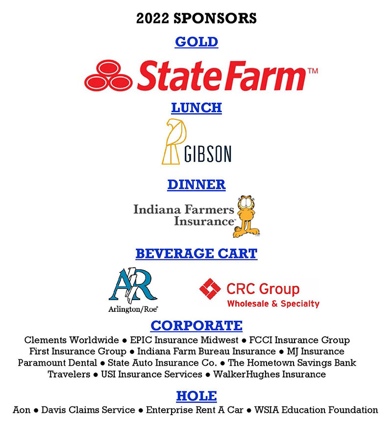 IRM 2022 Golf Outing Sponsors