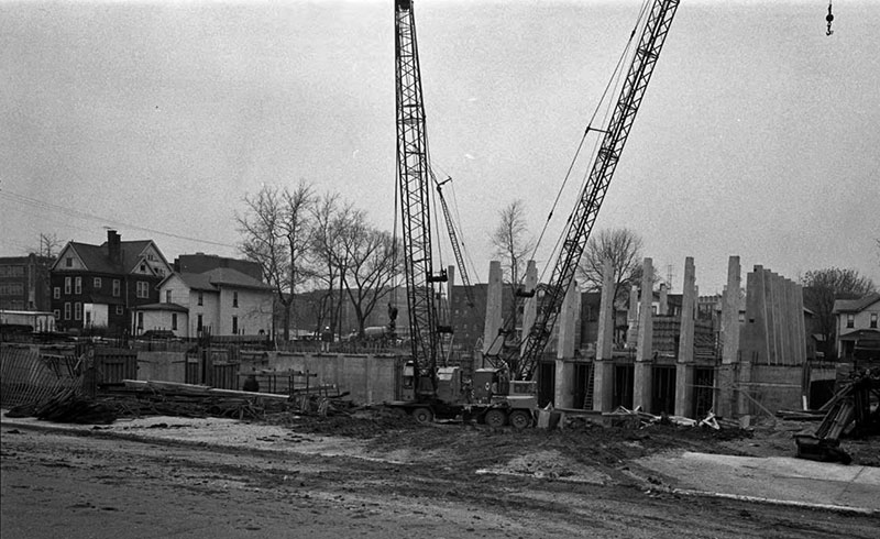 Statesman Towers, construction, December, 1966