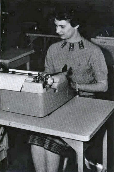 Typing, 1958