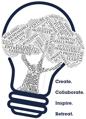 Create. Collaborate. Inspire. Retreat.