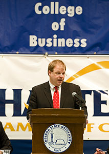 Robert Guell, professor of economics at Indiana State University