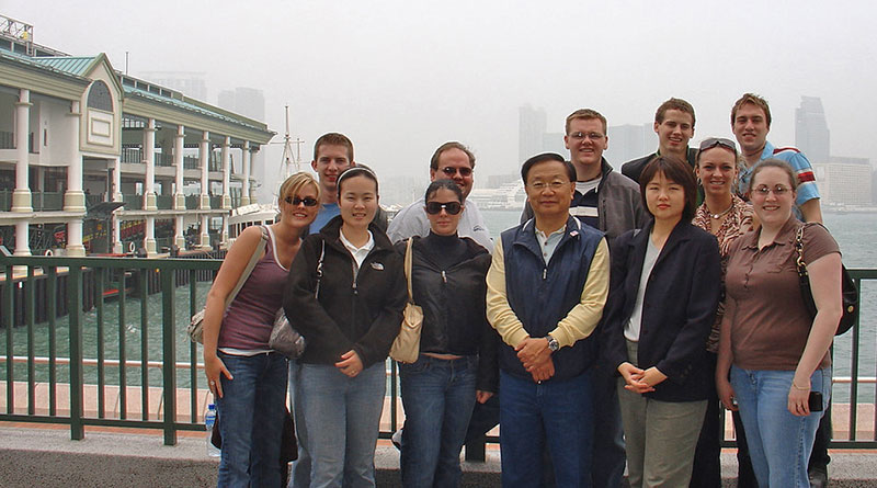 Financial Service students in Taiwan, March 2007