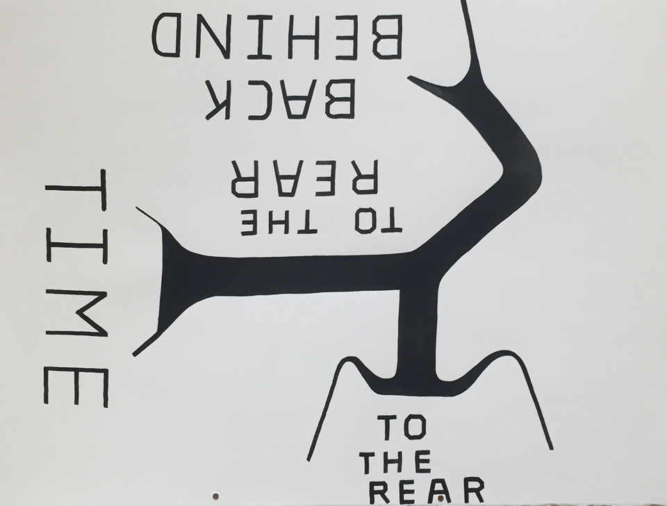 Mark Booth Untitled Text Drawing