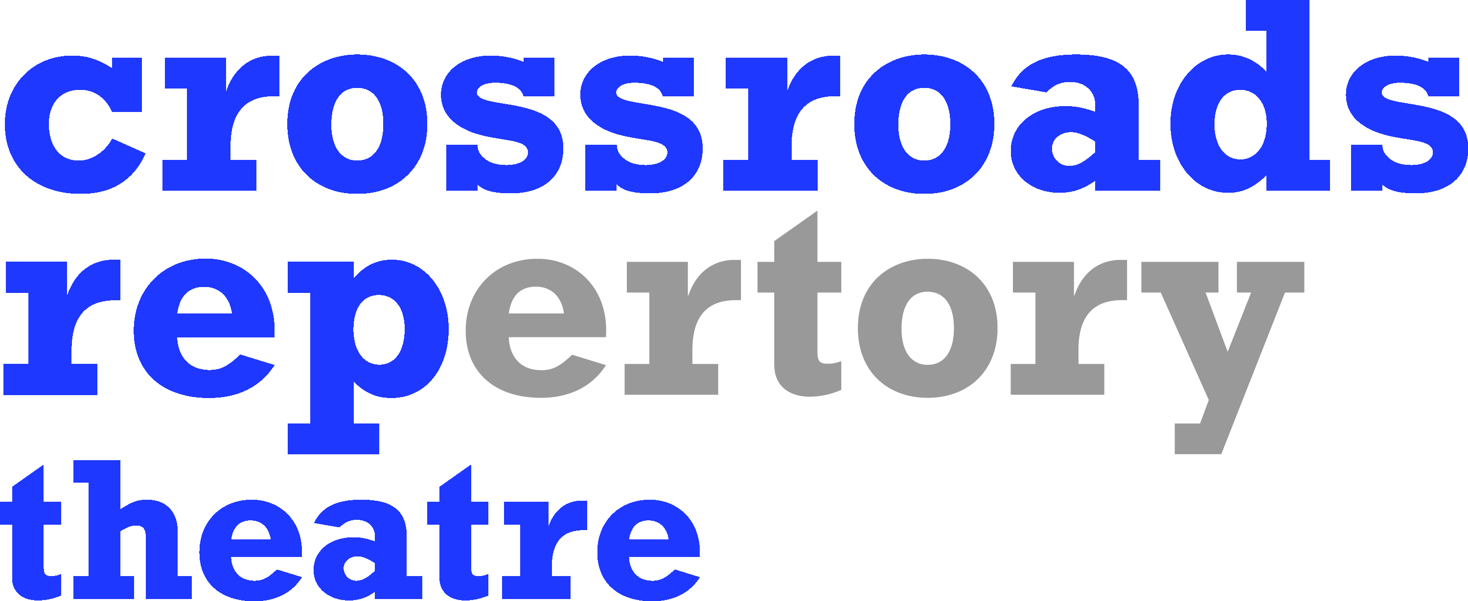 Crossroads Repertory Theater logo text