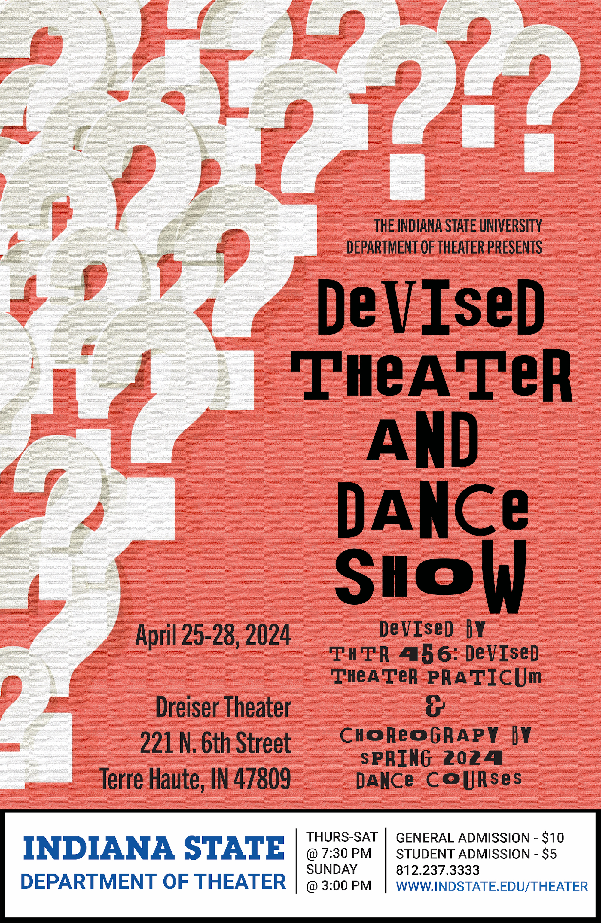 Devised Theater and Dance Show Poster