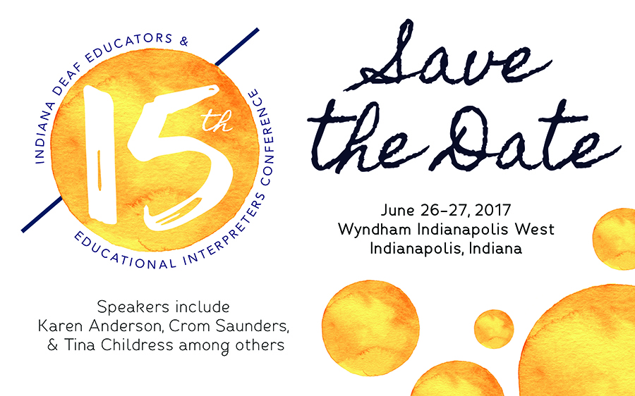 Save The Date Deaf Conference 2017