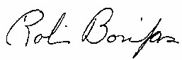 Robin Bonifas signature