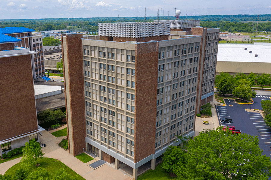 Exterior image of Hines Hall