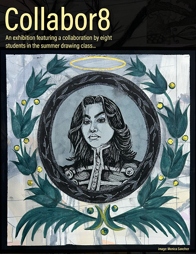 collabor8 exhibtion poster