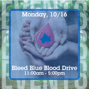 Bleed Blue Blood Drive Event