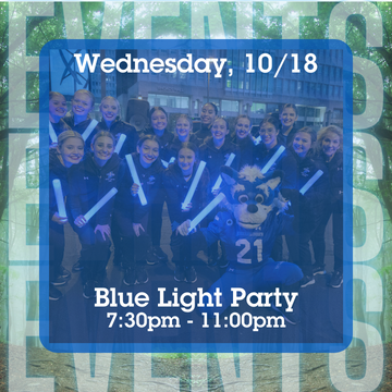 Blue Light Party Event
