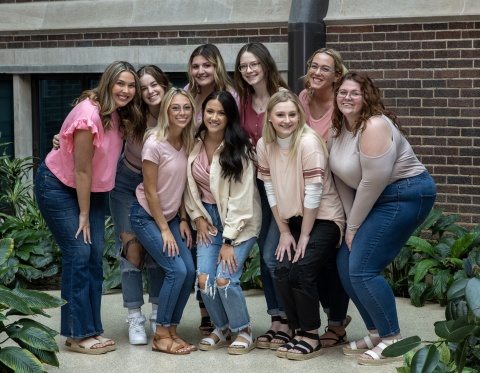 2022 Panhellenic Exec Board Indiana State