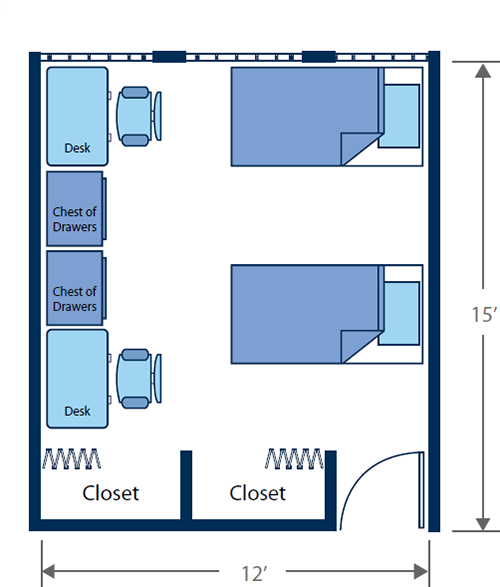 Cromwell Hall Room Layout