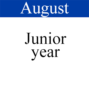August Junior Year, Path to Graduation, Student Success