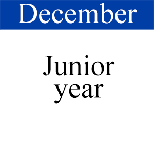 December Junior Year, Path to Graduation, Student Success