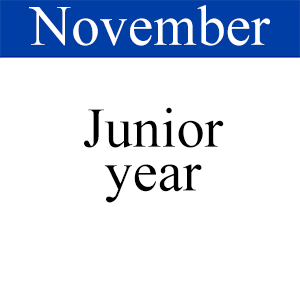 November Junior Year, Path to Graduation, Student Success