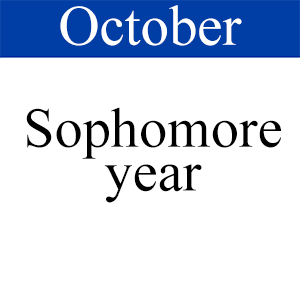 October Sophomore, Path to graduation