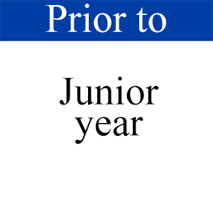 Prior to Junior Year, Path to Graduation, Student Success