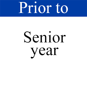 Prior to Senior Year, Path to Graduation, Student Success